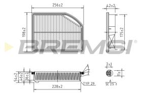 BREMSI FA1129 - CONO MONTAJE FUELLE 88 MM