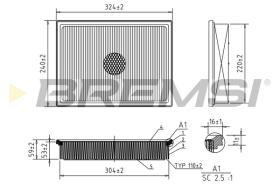 BREMSI FA1130 - CONO MONTAJE FUELLE 88 MM