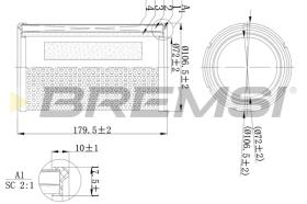 BREMSI FA1138 - CONO MONTAJE FUELLE 88 MM