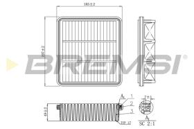 BREMSI FA1150 - FILTER