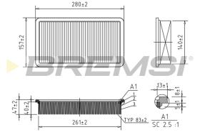 BREMSI FA1152 - FILTER