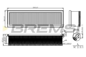 BREMSI FA1160 - CONO MONTAJE FUELLE 88 MM