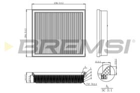 BREMSI FA1181 - CONO MONTAJE FUELLE 88 MM