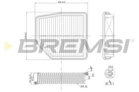 BREMSI FA1183 - FILTER