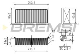 BREMSI FA1187 - FILTER