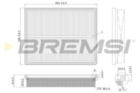 BREMSI FA1188 - FILTER