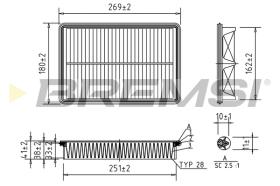 BREMSI FA1199 - CONO MONTAJE FUELLE 88 MM