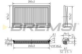 BREMSI FA1212 - FILTER