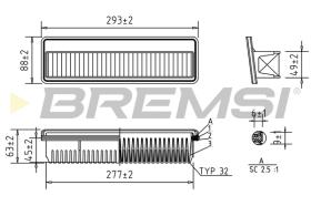 BREMSI FA1218 - FILTER