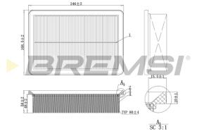 BREMSI FA1227 - CONO MONTAJE FUELLE 88 MM