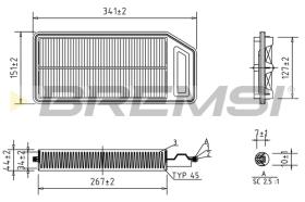 BREMSI FA1235 - FILTER