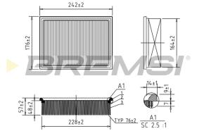BREMSI FA1243 - FILTER