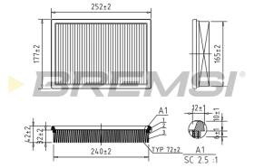 BREMSI FA1251 - FILTER