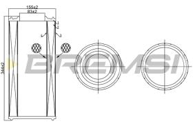 BREMSI FA1255 - FILTER