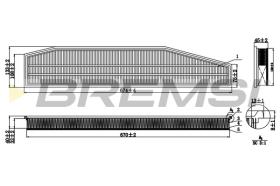 BREMSI FA1261 - CONO MONTAJE FUELLE 88 MM
