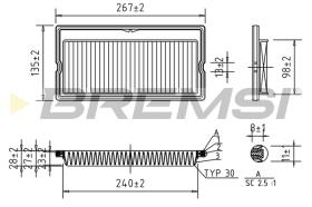 BREMSI FA1266 - FILTER