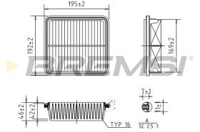 BREMSI FA1276 - FILTER