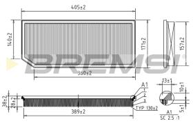 BREMSI FA1345 - FILTER