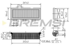 BREMSI FA1352 - FILTER