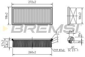BREMSI FA1353 - CONO MONTAJE FUELLE 88 MM