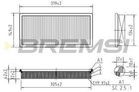 BREMSI FA1362 - FILTER
