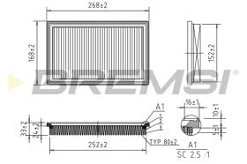 BREMSI FA1363 - FILTER