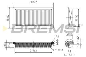 BREMSI FA1382 - FILTER