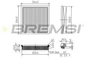 BREMSI FA1384 - FILTER