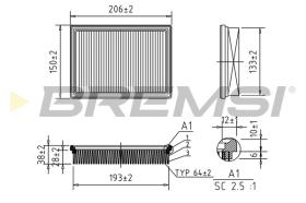 BREMSI FA1407 - FILTER