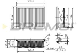 BREMSI FA1571 - FILTER