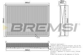 BREMSI FA1574 - FILTER