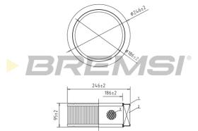 BREMSI FA1586 - FILTER