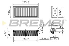 BREMSI FA1594 - FILTER