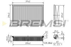 BREMSI FA1598 - FILTER