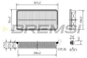 BREMSI FA1601 - FILTER