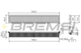 BREMSI FA1603 - FILTER