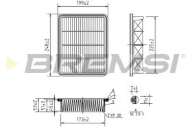 BREMSI FA1604 - FILTER
