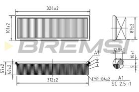 BREMSI FA1616 - FILTER