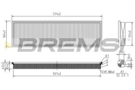 BREMSI FA1617 - FILTER