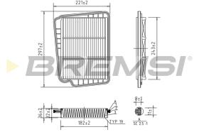 BREMSI FA1621 - FILTER