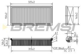 BREMSI FA1624 - FILTER