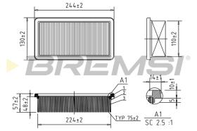 BREMSI FA1635 - FILTER