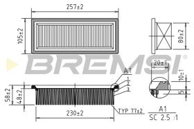 BREMSI FA1644 - FILTER