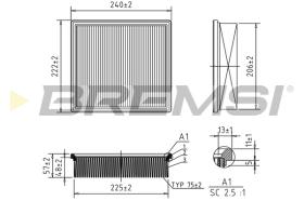 BREMSI FA1647 - FILTER