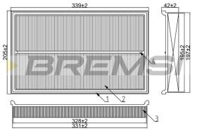 BREMSI FA1655 - FILTER