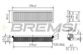 BREMSI FA1658 - FILTER