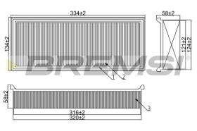 BREMSI FA1661 - FILTER