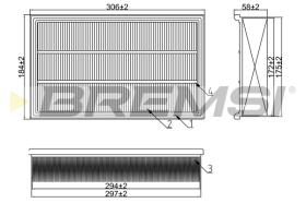 BREMSI FA1662 - FILTER
