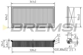 BREMSI FA1671 - FILTER