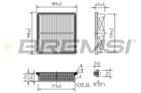 BREMSI FA1676 - FILTER